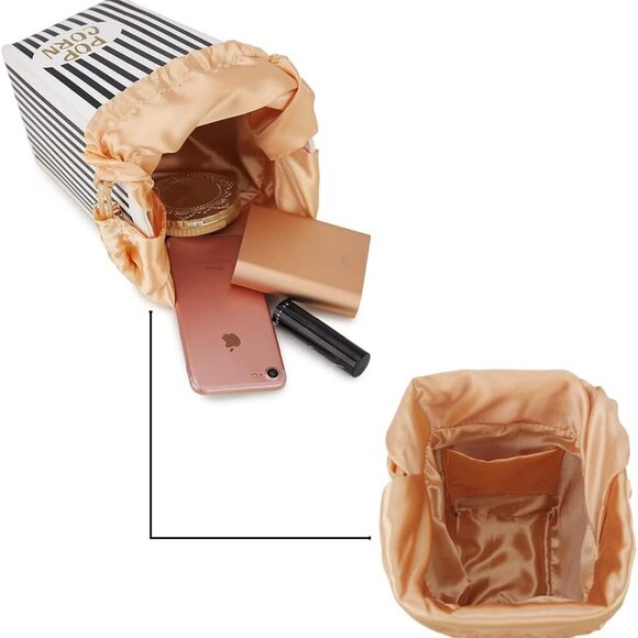 Women Crossbody Bag Leather Popcorn Style Clutch Shoulder Purse Gift - Picture 8 of 8